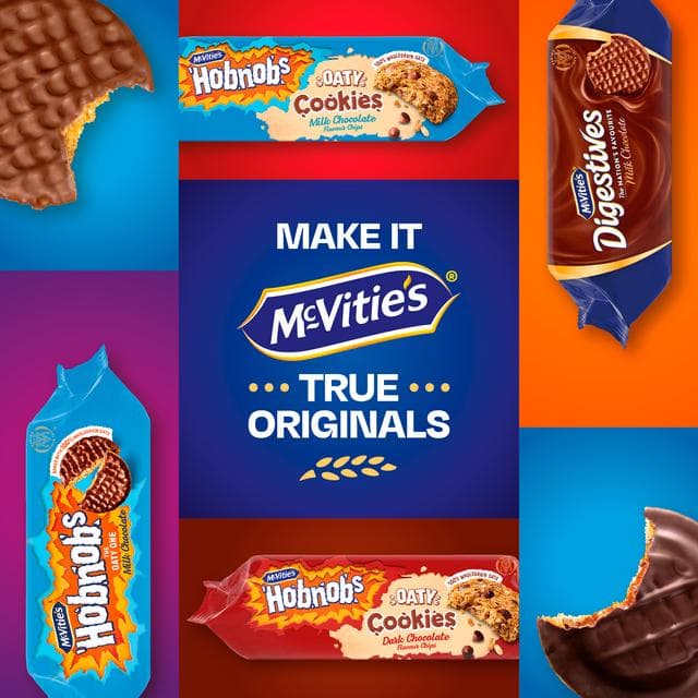 McVitie's Hobnobs Milk Chocolate Flavour Chips Oaty Cookies 155g - gallery image 5