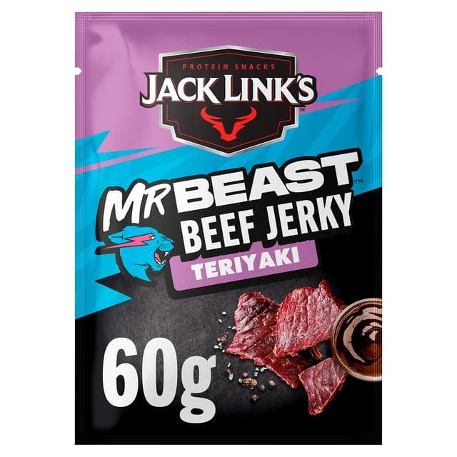 Jack Link's Beef Jerky Teriyaki 60g - gallery image 3