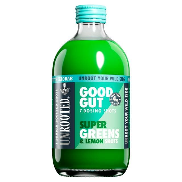 Unrooted Good Gut Super Greens & Lemon Shots 420ml - gallery image 1