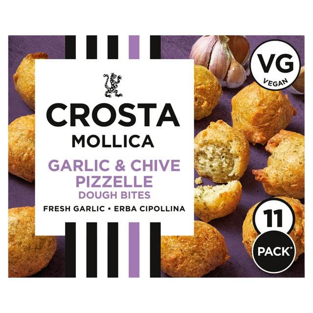 Crosta Mollica Garlic & Chive Pizzelle Dough Bites 180g - gallery image 1