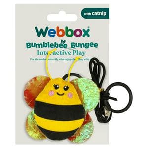 Webbox Bumblebee Bungee with Catnip for Cats
