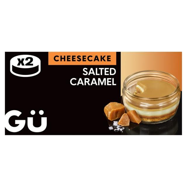 Gü Salted Caramel Cheesecake 2 x 82g - gallery image 1