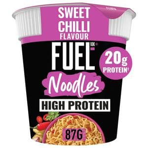 FUEL10K High Protein Sweet Chilli Instant Noodles Snack Pot 87g