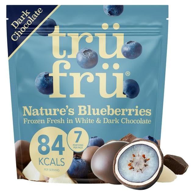 trufru Blueberries in White & Dark Chocolate - gallery image 1