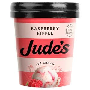 Jude's Raspberry Ripple Ice Cream 460ml