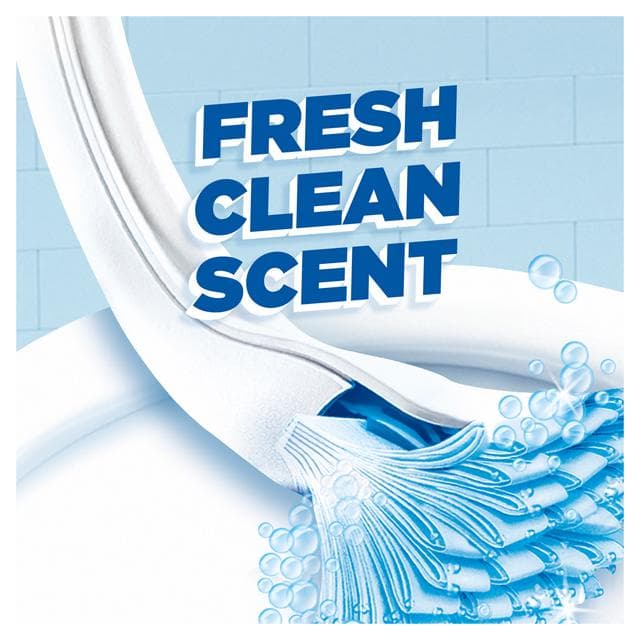 Duck Toilet Cleaner Fresh Brush Handle + 4 Refills - gallery image 4
