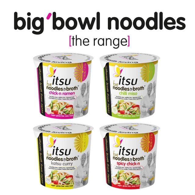 itsu Big Chilli Miso Instant Noodles & Broth Pot 98g - gallery image 3