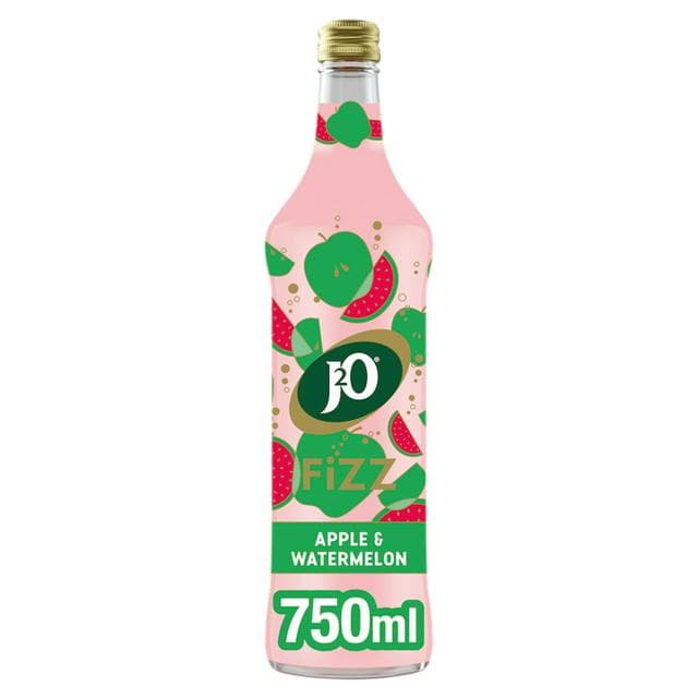 J2O Apple & Watermelon Fizz 750ml - gallery image 1