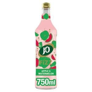 J2O Apple & Watermelon Fizz 750ml