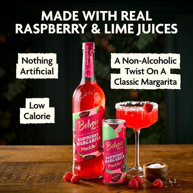 Belvoir Farm Non Alcoholic Raspberry Margarita 250ml - gallery image 2