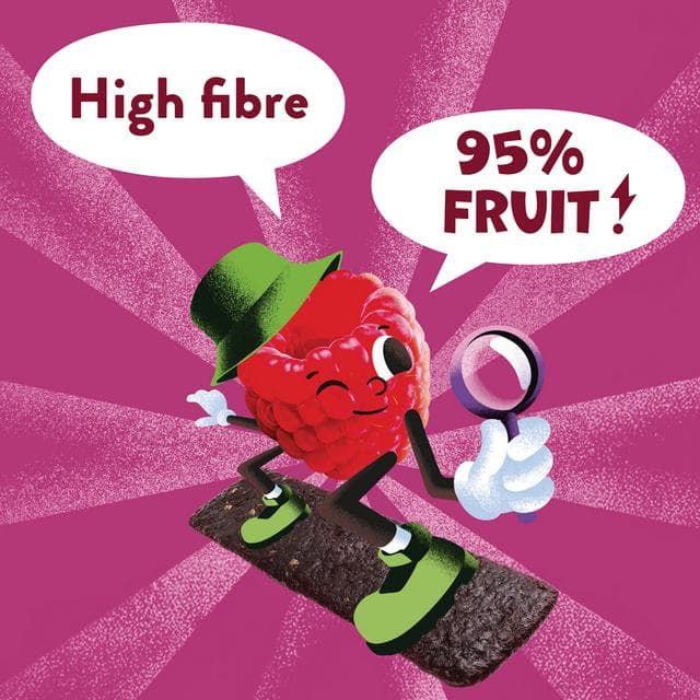 Goodies 5 x 20g Raspberry & Date Multipack Kids Snack Fruit Bars - gallery image 3
