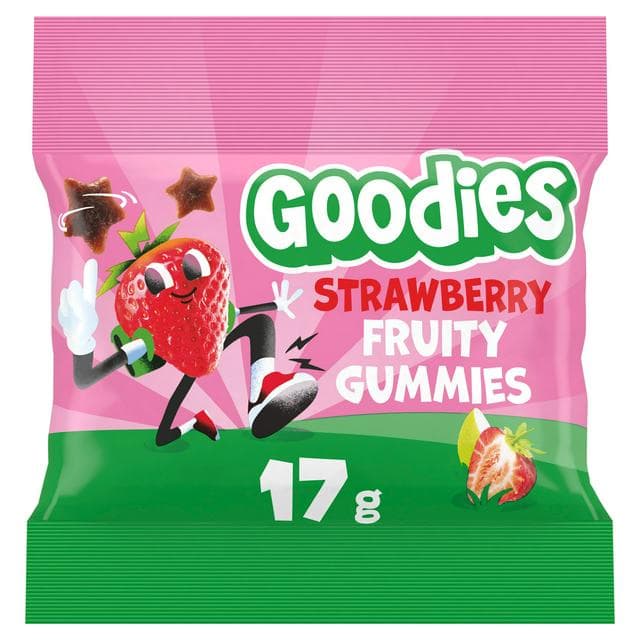 Goodies 17g Strawberry  Kids Snack Fruity Gummies - gallery image 1