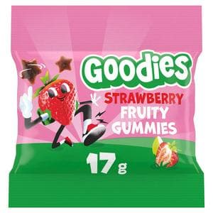 Goodies 17g Strawberry  Kids Snack Fruity Gummies