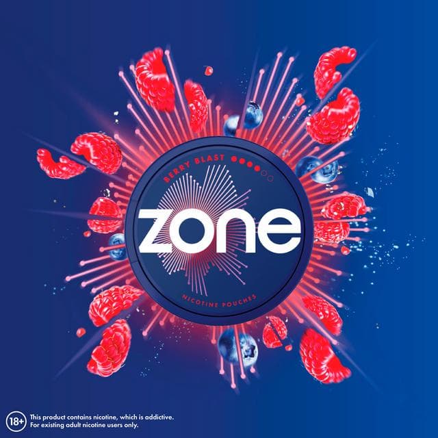 Zone Berry Blast Nicotine Pouches 10mg - gallery image 5