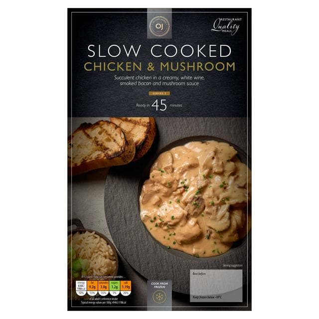 Oliver James Slow Cooked Chicken & Mushroom 400g - gallery image 1