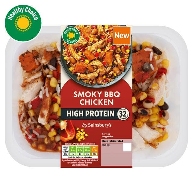 Sainsbury's 400g High Protein Smoky BBQ Chicken - gallery image 1