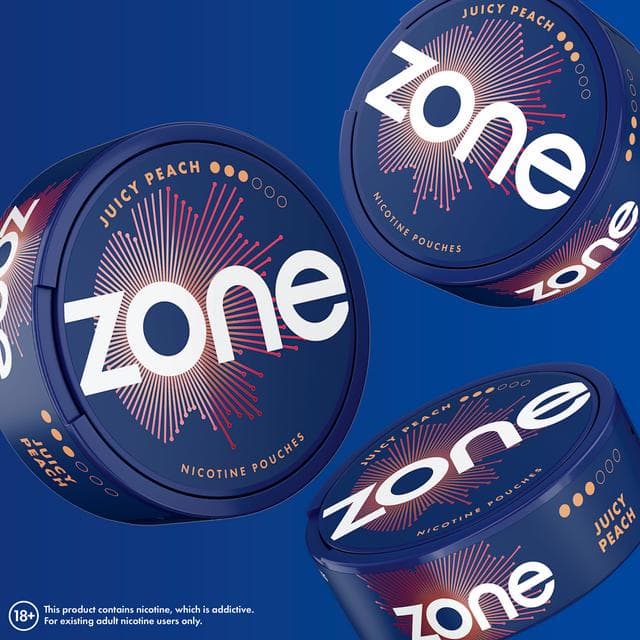 Zone Juicy Peach Nicotine Pouches 10mg - gallery image 6