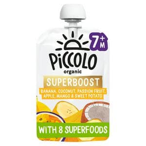 Piccolo Superboost Banana, Coconut & Passionfruit 7+ Months 100g