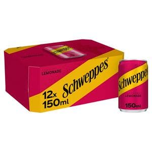 Schweppes Raspberry Lemonade Cans 12 x 150ml