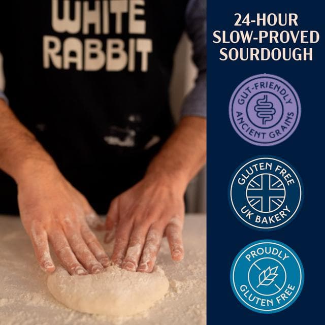 White Rabbit 440g Vegan Sourdough Gluten Free Vegan Pizza - gallery image 2