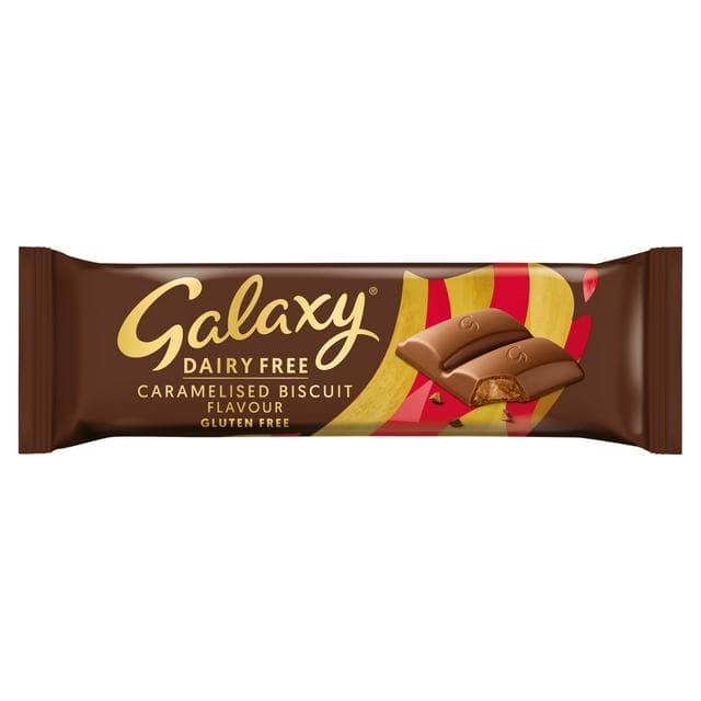 Galaxy 40g Dairy Free & Vegan Caramelised Biscuit Chocolate Bar - gallery image 1