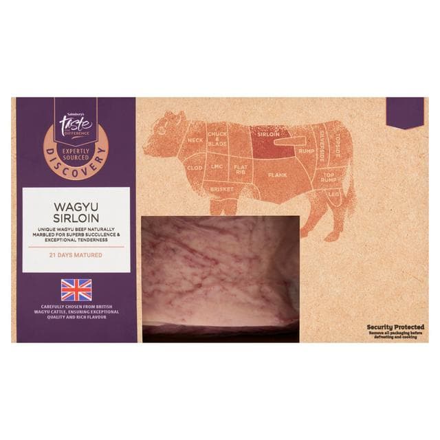 Sainsbury's Discovery Wagyu Sirloin, Taste the Difference - gallery image 1