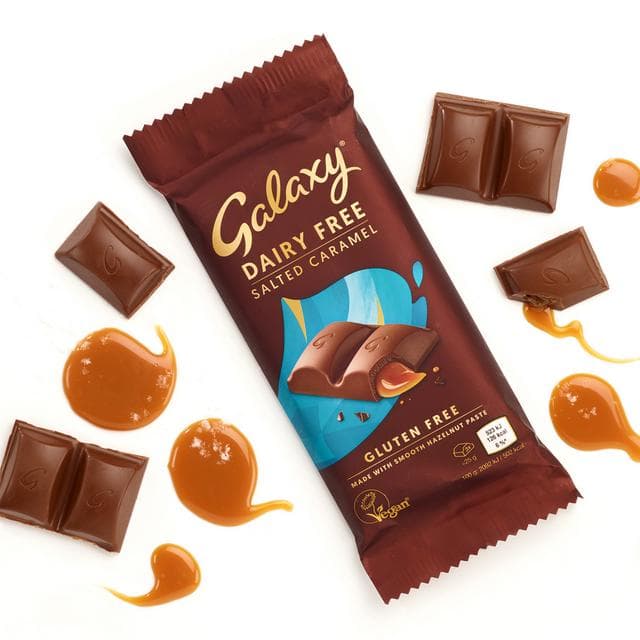 Galaxy 100g Dairy Free Salted Caramel Chocolate - gallery image 3
