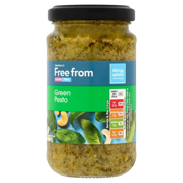 Sainsbury's Free From 190g Green Pesto - gallery image 1