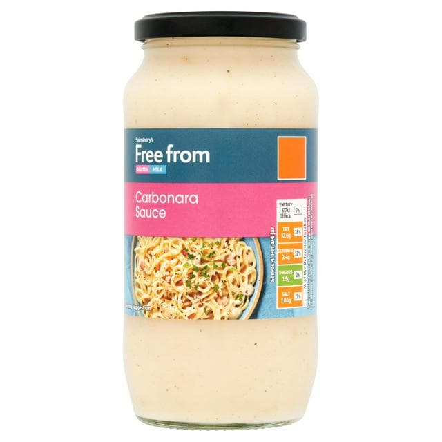 Sainsbury's Free From 480g Carbonara Sauce - gallery image 1