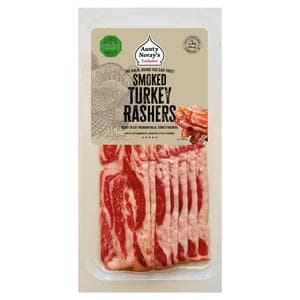Aunty Noray's Smoked Turkey Rashers 100g