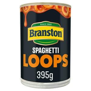 Branston Spaghetti Loops in a Rich Thick Tomatoey Sauce 395g