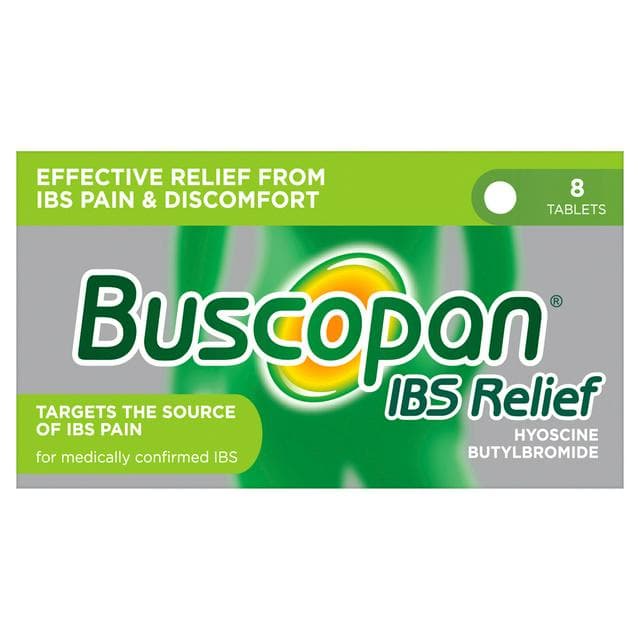 Buscopan Pain Relief Targets the Source of IBS Pain & Cramps Tablets x8 - gallery image 1