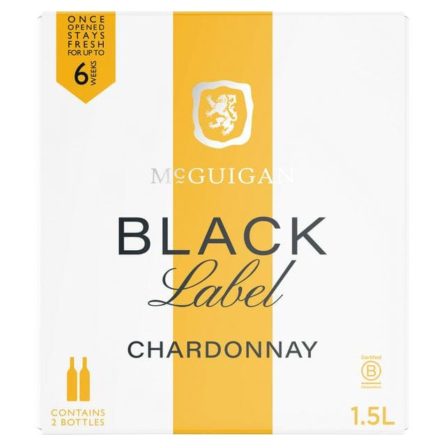 McGuigan Black Label Chardonnay White Boxed Wine 150cl - gallery image 1