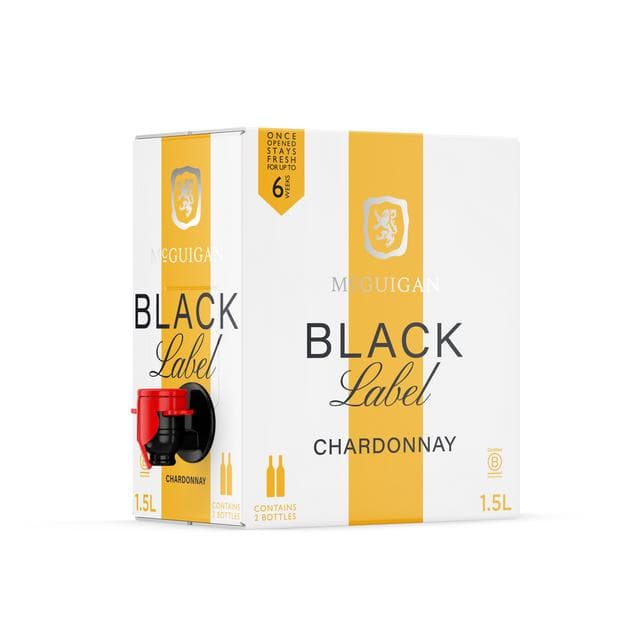 McGuigan Black Label Chardonnay White Boxed Wine 150cl - gallery image 3