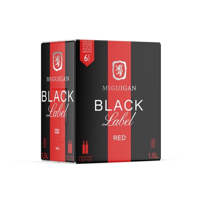 McGuigan Black Label Red Wine 150cl - gallery image 2