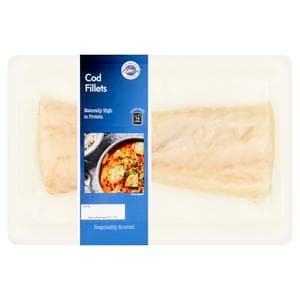 New England Seafood Wild Cod Fillets x2 220g
