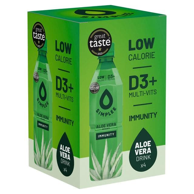 Simplee 4 x 500ml Aloe Vera Drink - gallery image 1