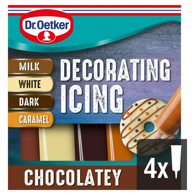 Dr.Oetker 4 x 19g Chocolatey Decorating Icing - gallery image 1