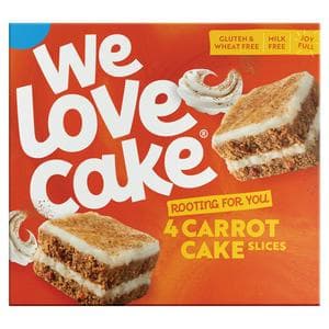 We Love Cake 4 Carrot Cake Slices 158g