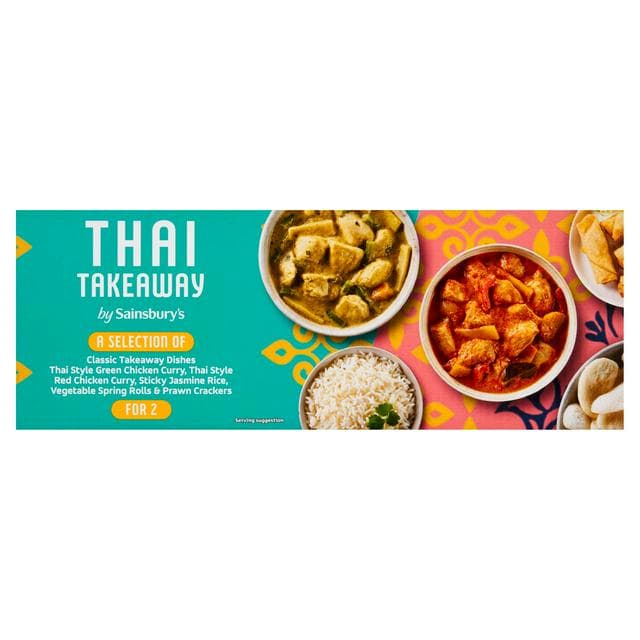 Sainsbury's Red & Green Chicken Curry Thai Takeaway Box (Serves 2) - gallery image 1