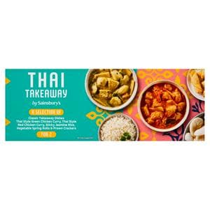 Sainsbury's Red & Green Chicken Curry Thai Takeaway Box (Serves 2)