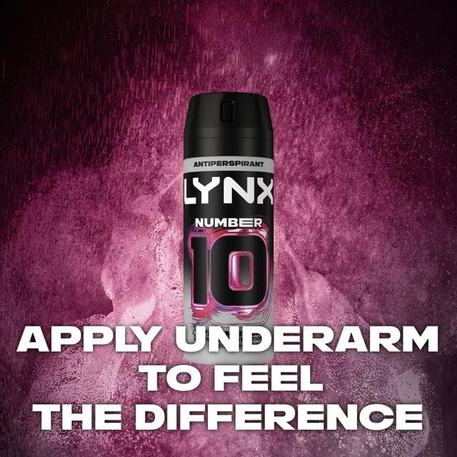 Lynx 150ml FIFA Number 10 Antiperspirant Aerosol Deodorant Spray, Limited Edition - gallery image 4
