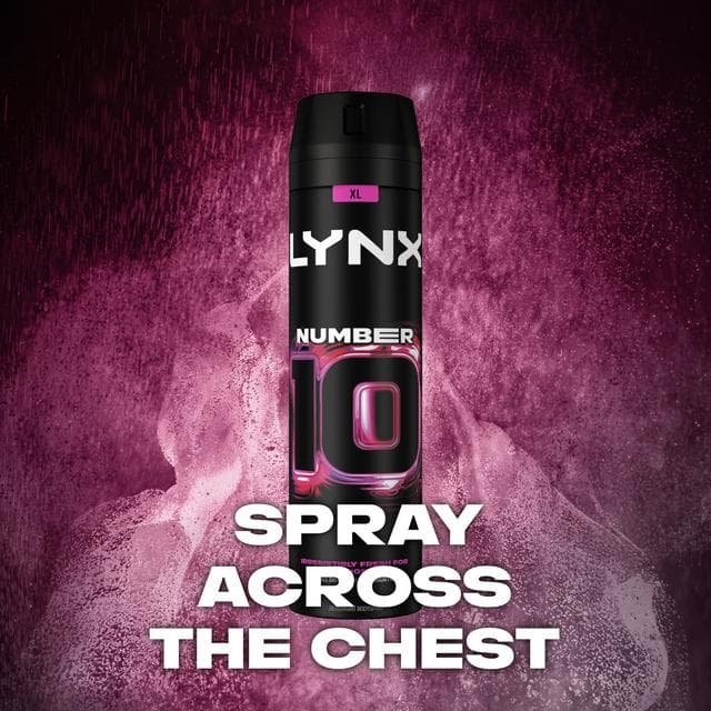 Lynx 250ml FIFA Number 10 Aerosol Body Spray, Limited Edition - gallery image 4