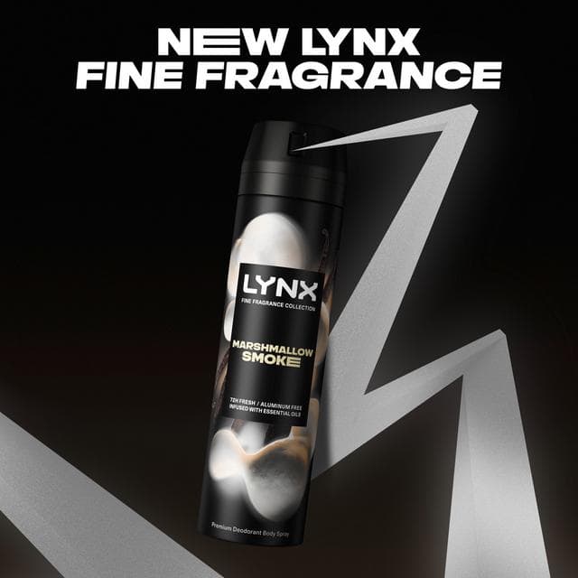 Lynx 200ml FIFA Fine Fragrance Collection Marshmallow Smoke Premium Body Spray, Limited Edition - gallery image 5