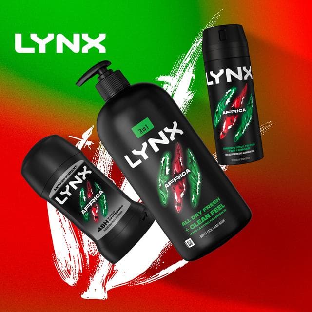 Lynx 900ml 3 in 1 Africa Body Wash - gallery image 5