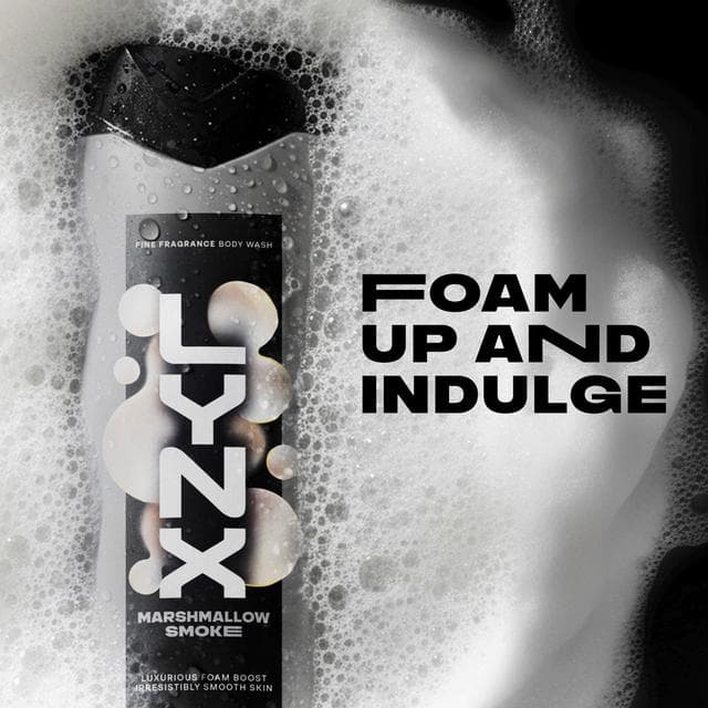 Lynx 400ml Marshmallow Smoke Premium Fine Fragrance Collection Body Wash, FIFA Limited Edition - gallery image 3
