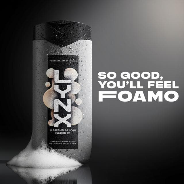 Lynx 400ml Marshmallow Smoke Premium Fine Fragrance Collection Body Wash, FIFA Limited Edition - gallery image 4
