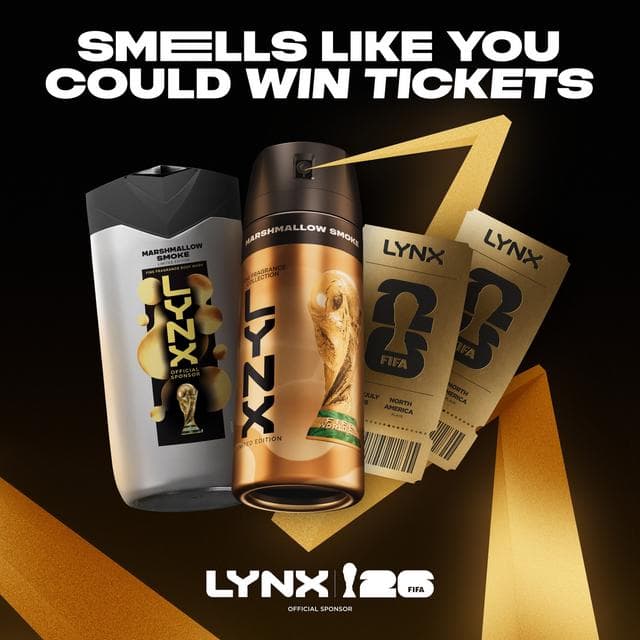 Lynx 400ml Marshmallow Smoke Premium Fine Fragrance Collection Body Wash, FIFA Limited Edition - gallery image 4