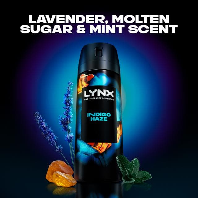 Lynx 150ml Fine Fragrance Collection Indigo Haze Premium Body Spray - gallery image 3