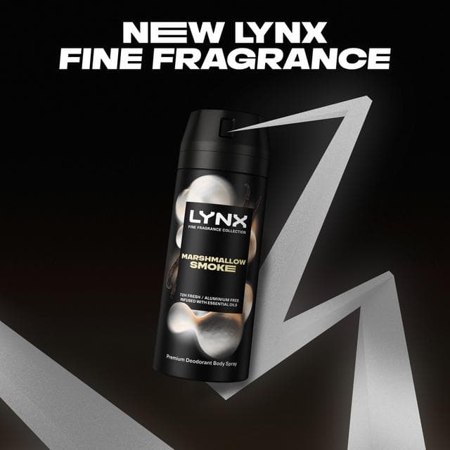 Lynx 150ml FIFA Fine Fragrance Collection Marshmallow Smoke Premium Body Spray, Limited Edition - gallery image 2